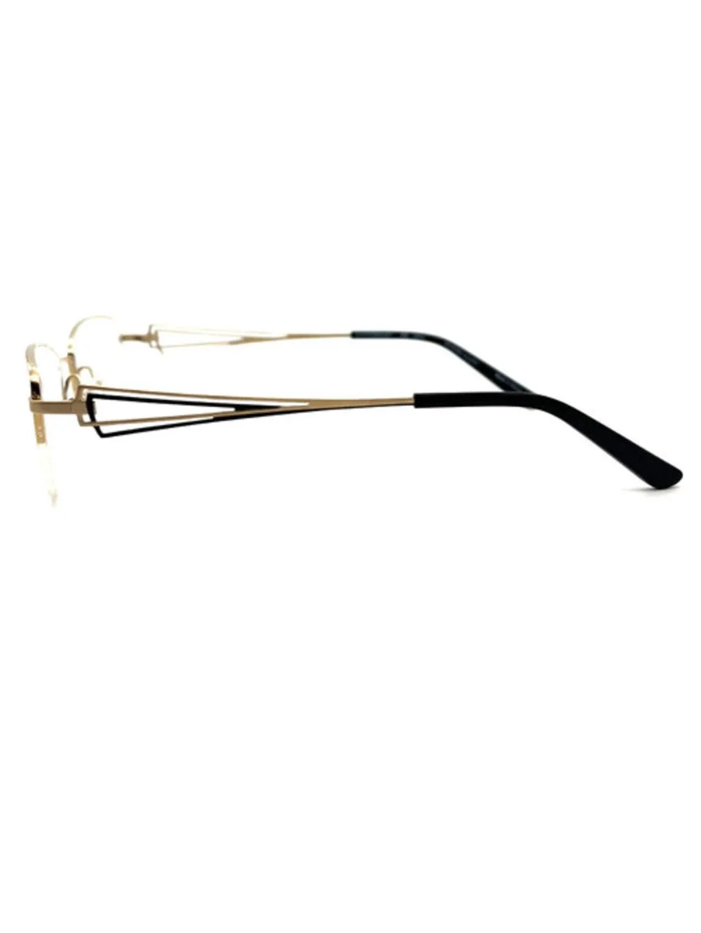 Charmant CH12116 GP Gold Semi Rimless Authentic Eyeglass Frames 48-18-140